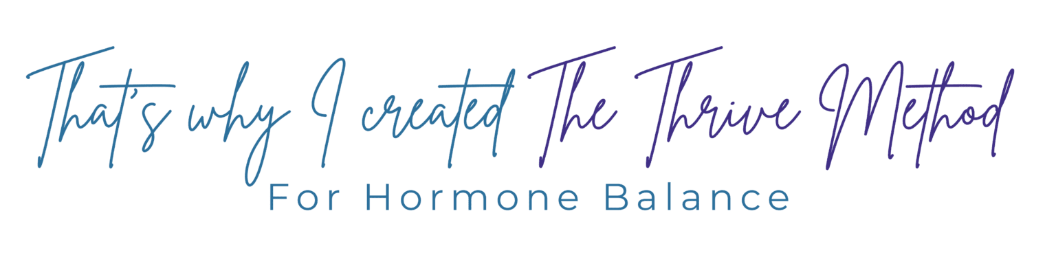 That's Why I Created The Thrive Method